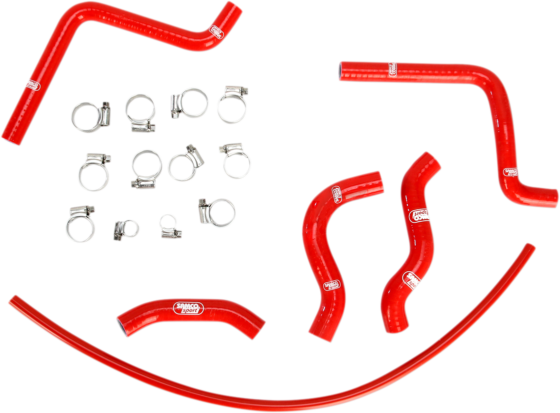 MOOSE RACING Race Fit Radiator Hose Kit - Red - Honda MBU-HON-29-RD