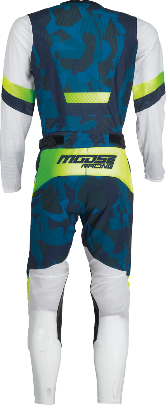 MOOSE RACING Sahara Pants - Blue/White/Black - 32 2901-10396