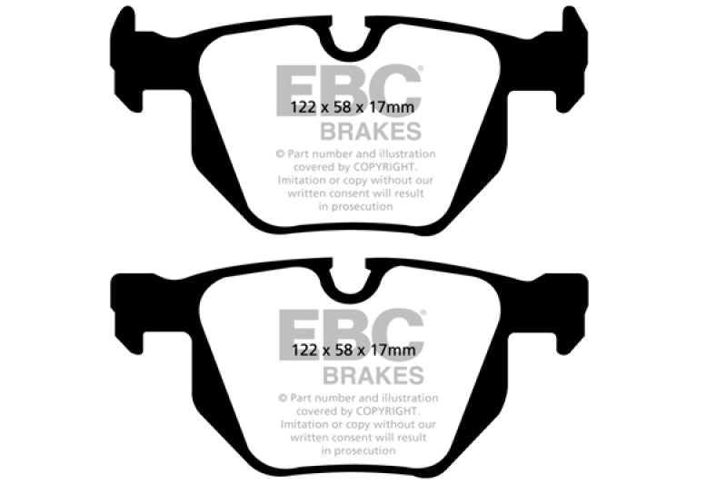 EBC 13+ BMW X1 3.0 Turbo (35i) Redstuff Rear Brake Pads DP31588C