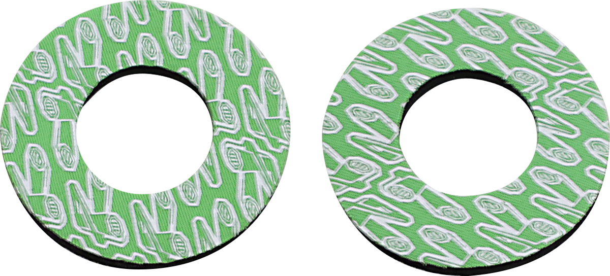 RENTHAL Grip Donutz - White/Green G203