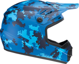 Z1R Youth Rise Helmet - Digi Camo - Blue - Medium 0111-1464