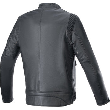 ALPINESTARS Dyno Leather Jacket - Black/Black - Small 3103924-1100-S