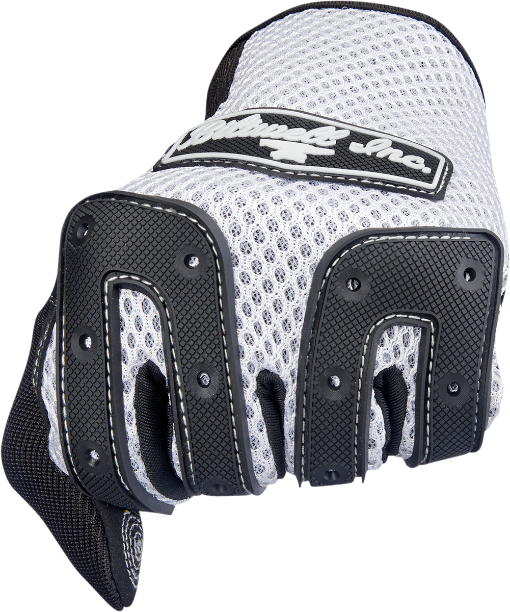 BILTWELL Anza Gloves - White - Medium 1507-0401-003