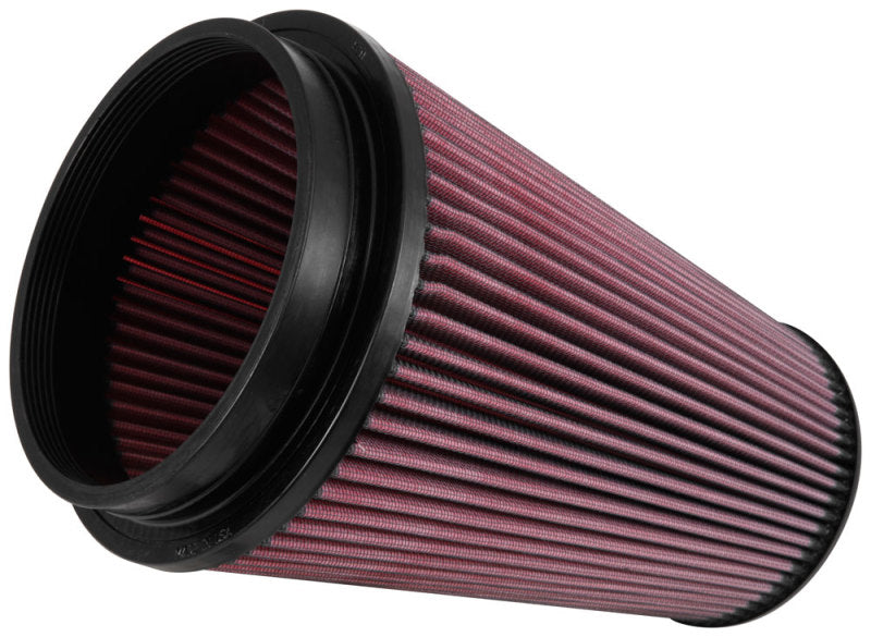 K&N Filter Universal Rubber Filter 6inch Flg 7-1/2inch B / 5-1/8inch T / 11-5/8in T RU-5064