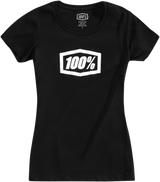 100% Women's Icon T-Shirt - Black - Small 20002-00000