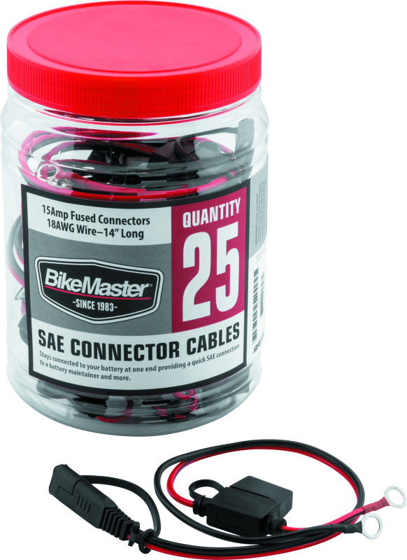 BikeMaster Sae Wire w/Fuse - 25Piece Tub 152492