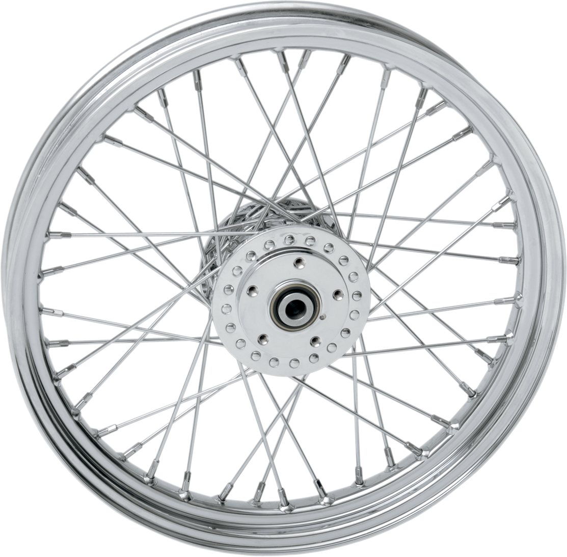 DRAG SPECIALTIES Front Wheel - Single/Dual Disc/No ABS - Chrome - 19"x2.50" 64357