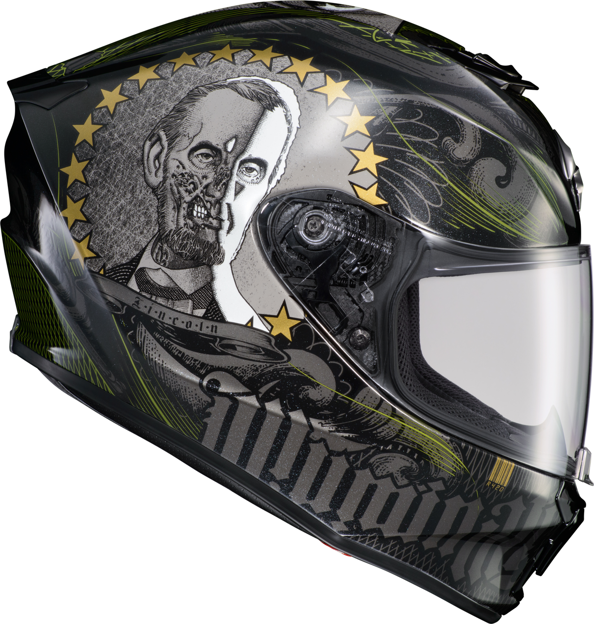 SCORPION EXO Exo-R420 Full-Face Helmet Illuminati 2 Black 3x 42-1808