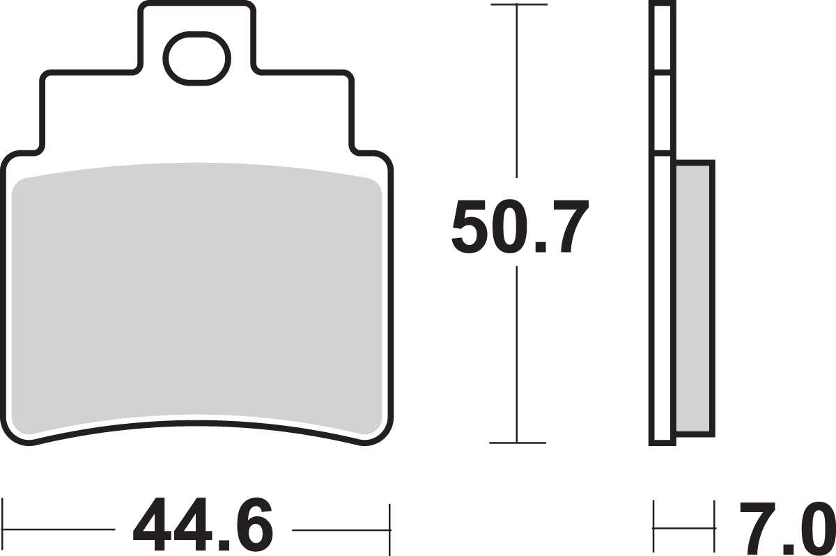 SBS Off-Road Sintered Brake Pads 775SI