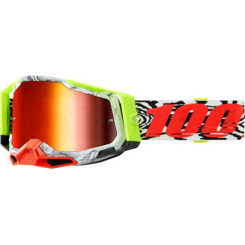 100% Racecraft 2 Goggle - Engal - Red Mirror 50010-00040