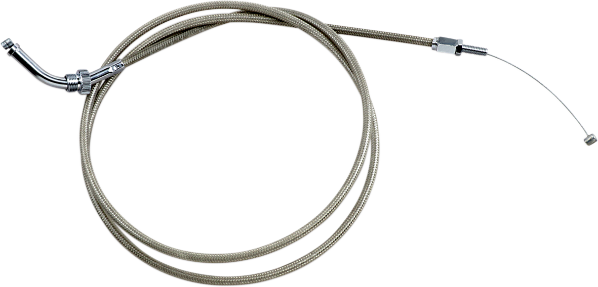 MOTION PRO Throttle Cable - Push - VTX18 - Stainless Steel 62-0418