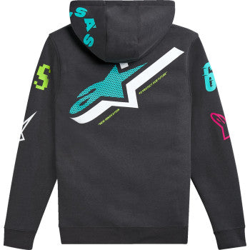 ALPINESTARS Variegate Zip Hoodie - Gunmetal - Medium 1215-53200-190-M