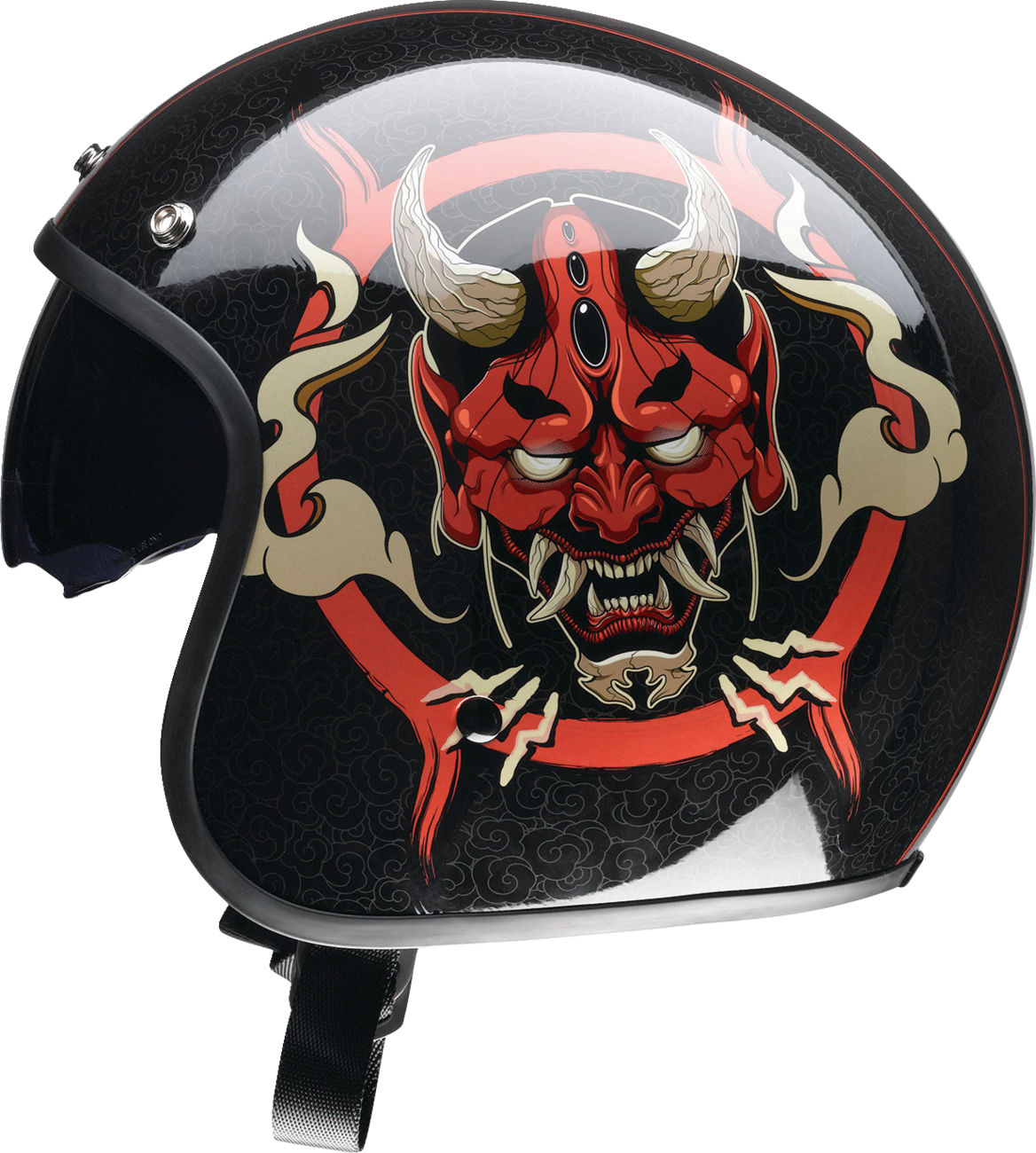 Z1R Saturn Helmet - Devilish - Gloss Black/Red - 2XL 0104-2881