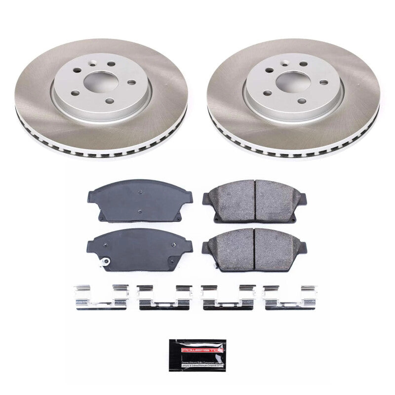 Power Stop 13-17 Buick Encore Front Semi-Coated Rotor Kit