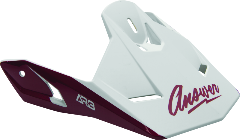 Answer AR3 Pace Visor - White/Berry/Orange 446041