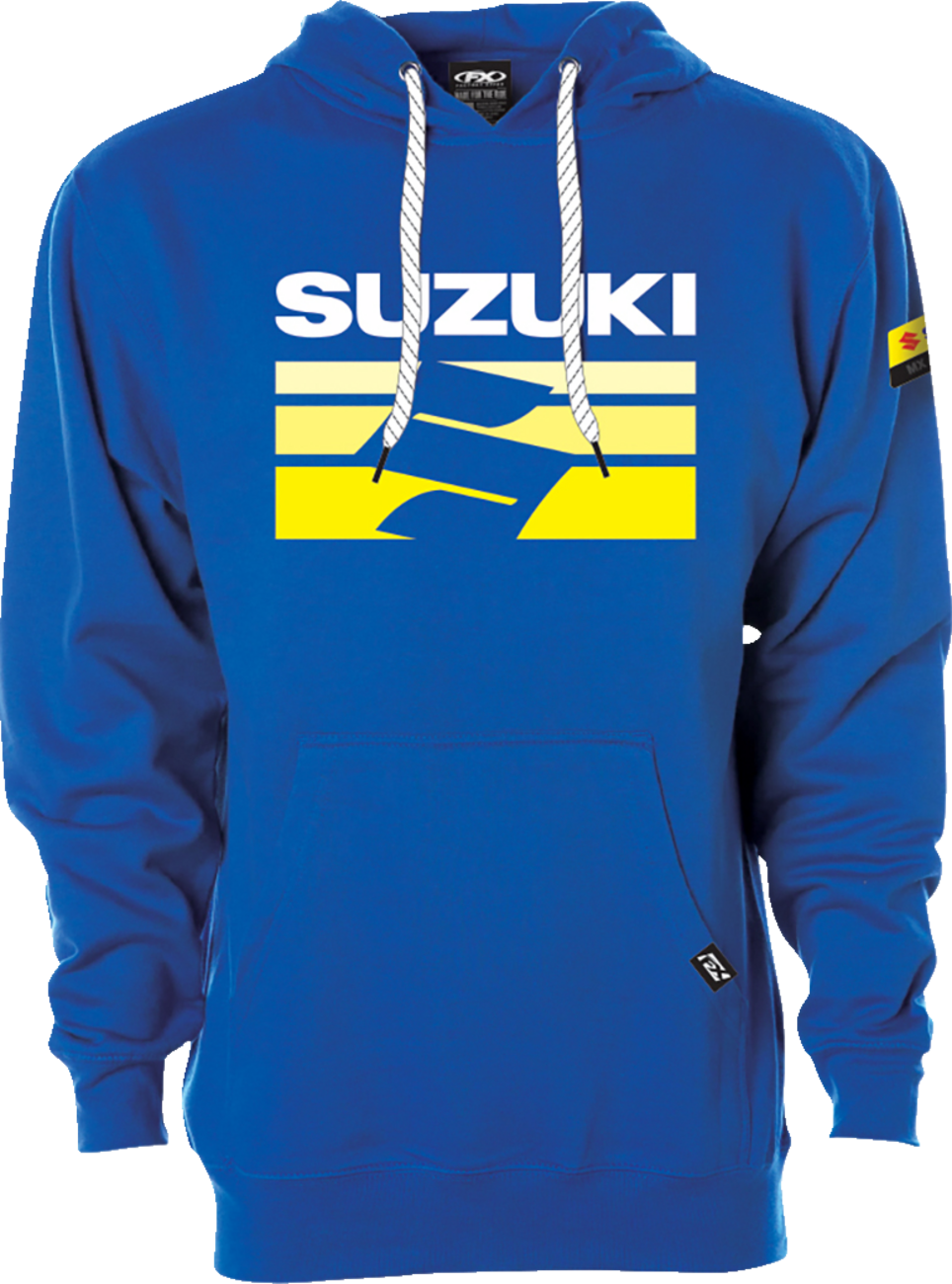 FACTORY EFFEX Suzuki Fade Pullover Hoodie - Royal - XL 27-88406