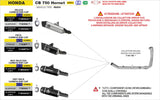 Arrow Exhaust Headers Honda CB750 Hornet 2025  71811mi