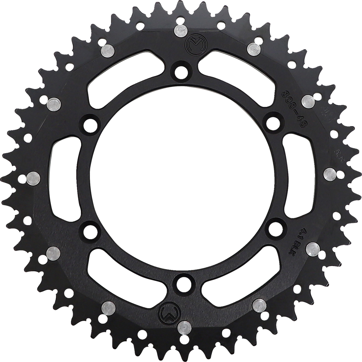 MOOSE RACING Dual Sprocket - Black - 48 Tooth 1210-808-48-10X