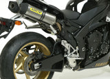 Arrow Yamaha R1 07-08 Homologated Aluminium Rh+Lh Thunder Silencers With Carbon End Cap 71719ak