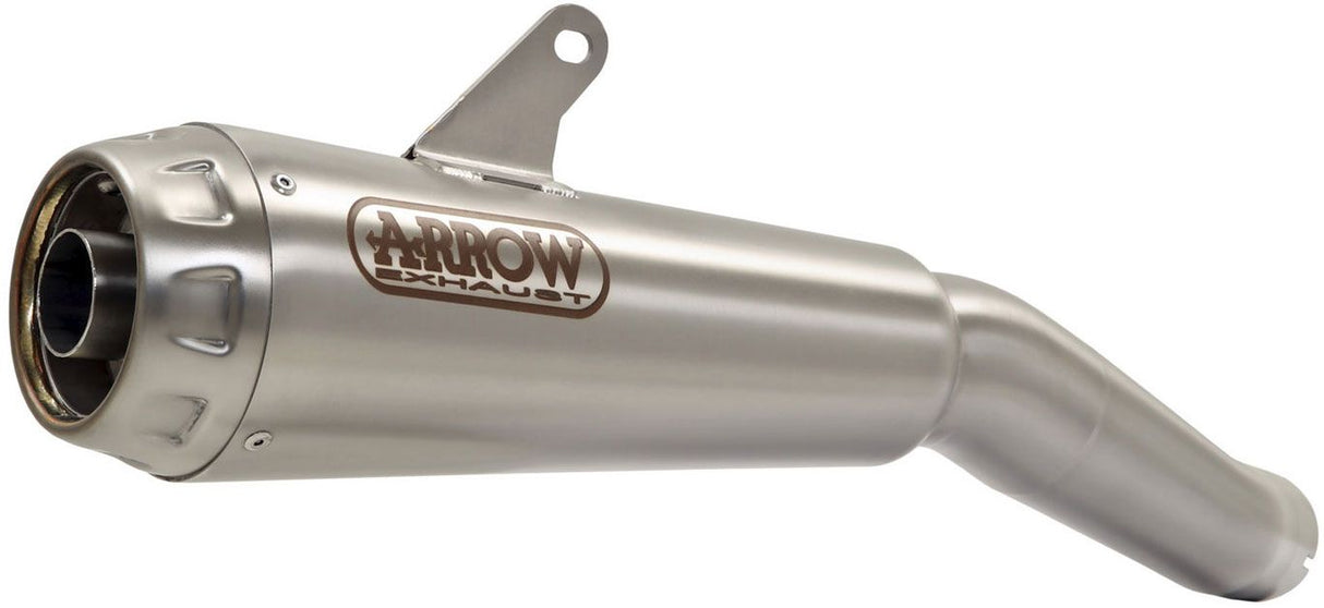 Arrow Pro-Race Slip-on Exhaust Nichrome with Steel Cap Yamaha YZF-R3 2019-2025  71894PRI