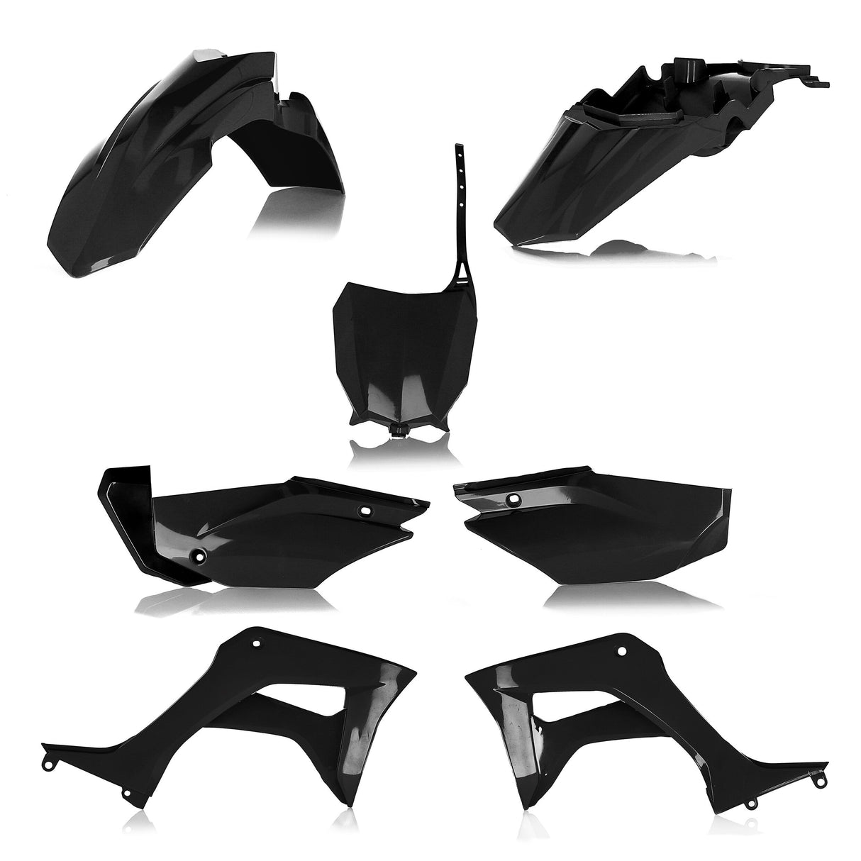 ACERBIS Full Plastic Kit Hon Black 2861930001