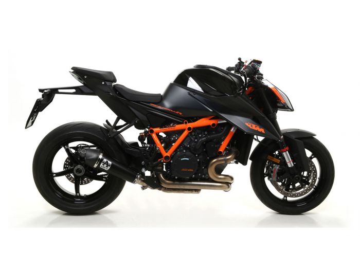 Arrow Ktm 1290/1390 Super Duke R 20-25 Homologated Nichrom Dark X-Kone Silencer With Carbon End Cap For Original Collectors 71916xknr