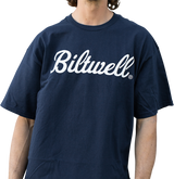 BILTWELL Script T-Shirt - Navy - Medium 8101-052-003