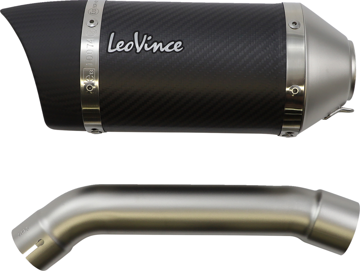 LEOVINCE LV Pro Slip-On Muffler - Carbon Fiber 14396E