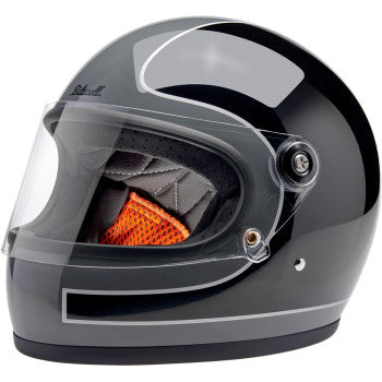 BILTWELL Gringo S Helmet - Tracker - Gloss Storm Gray/Black - 2XL 0101-18385
