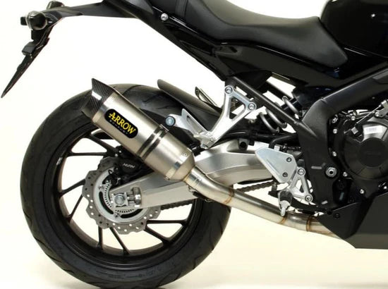 Arrow Honda Cbr 650 F '14/Cb 650 '17 Homol. Aluminium Thunder Silencer With Carbon End Cap For Arrow Collectors 71821ak