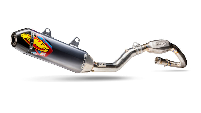 FMF Racing Honda CRF450X / RX 21-24 SS Aluminum Factory 4.1 RCT Complete System w/ TI MB Header 041604