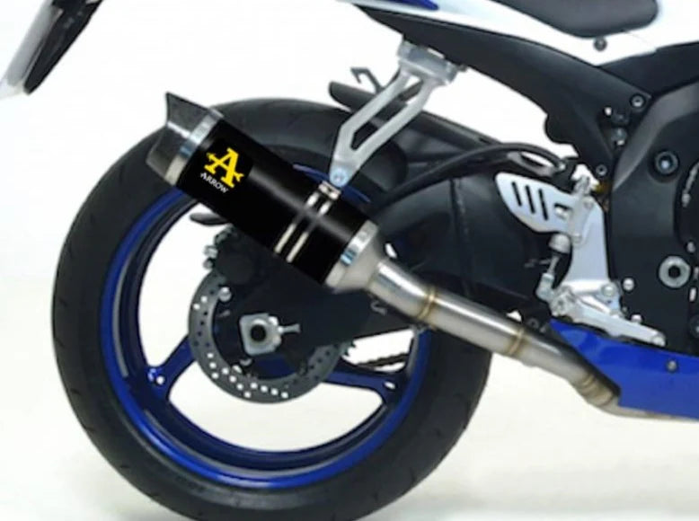 Arrow Suzuki Gsx-R 600/750 '08/10 Homologated Aluminium Dark Thunder Silencer With Carbon End Cap 71729akn