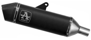 Arrow 72003VAN Veloce Racing Exhaust, Dark(for Sidebags) for Triumph Tiger 1200 2022-2024