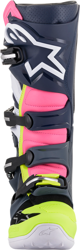 ALPINESTARS Tech 7 Boots - Black/Pink/White/Yellow - US 11 2012014-9076-11