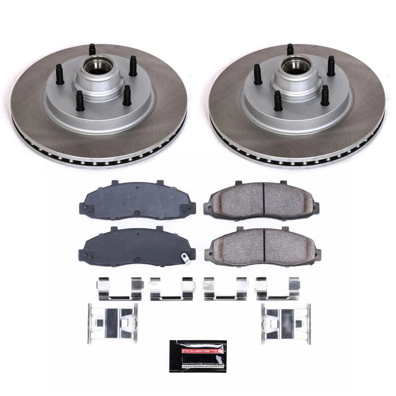 Power Stop 97-00 Ford F-150 Front Semi-Coated Rotor Kit SC1863