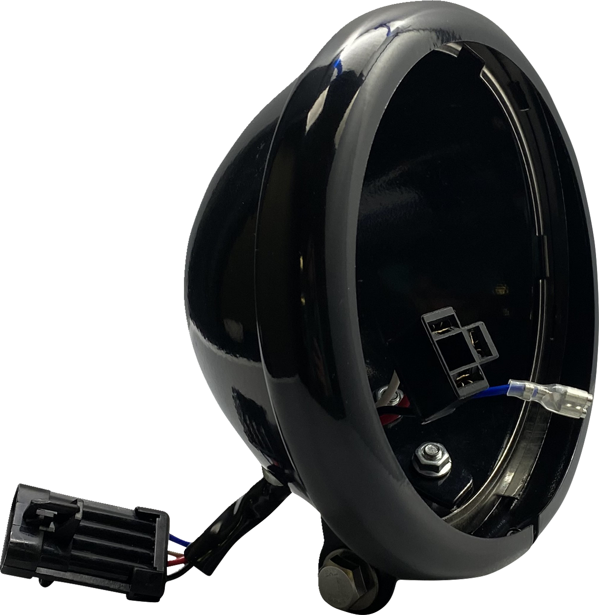 CUSTOM DYNAMICS Headlight Bucket - 5-3/4" - Black CD-18ST-BUCKET