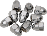 DRAG SPECIALTIES Nut - Acorn - Chrome - 1/4"-28 MPB104