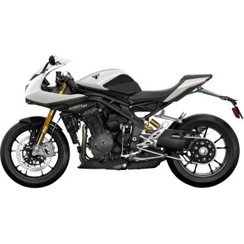 STOMPGRIP Traction Pad Tank Grips - Volcano - Black - Speed Triple 1200 RR/RS 55-10-0183-1B