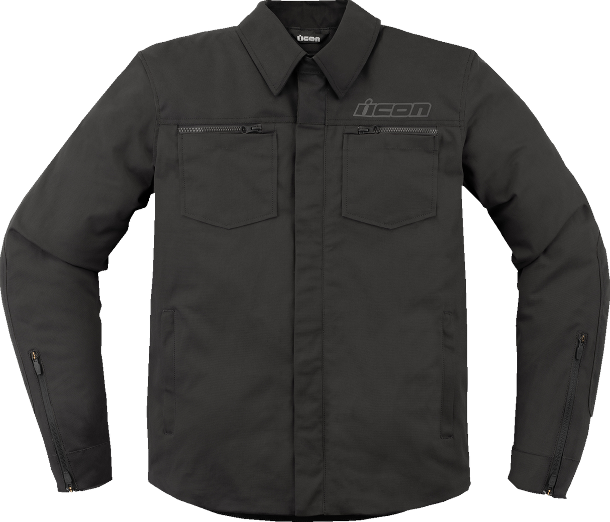 ICON Upstate Canvas CE Jacket - Black - 3XL 2820-6240