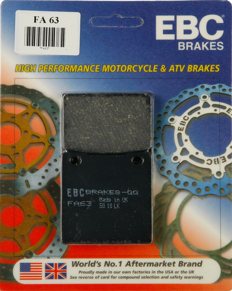 EBC Brake Pads Fa63 Organic FA63