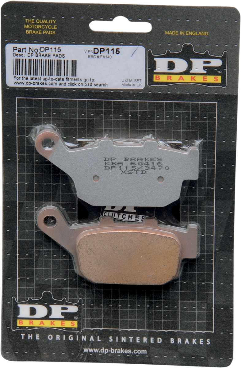 DP BRAKES Standard Brake Pads DP115