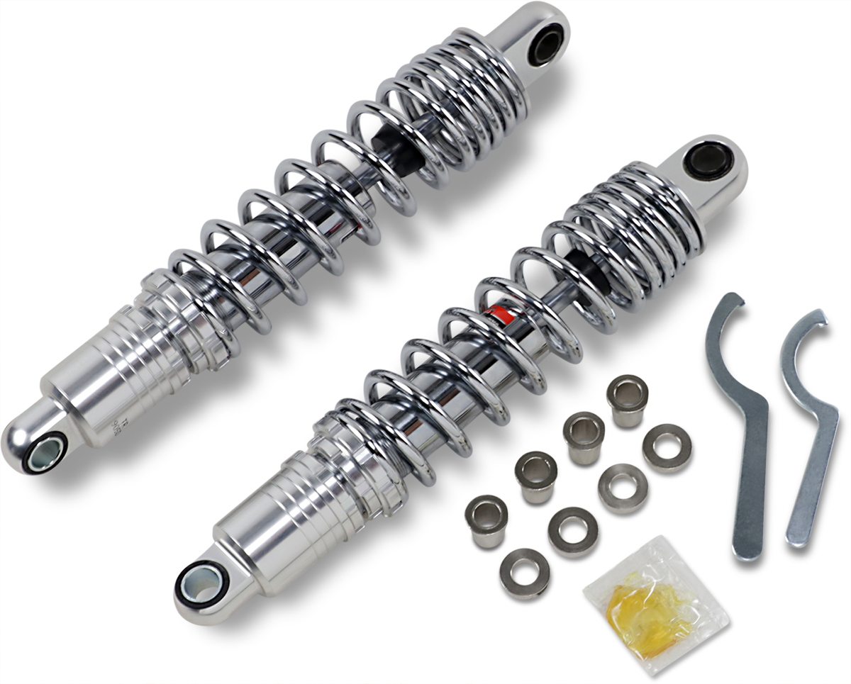 DRAG SPECIALTIES SHOCKS Premium Ride-Height Adjustable Shocks - Chrome - Standard - 13.5" C16-0168NUA