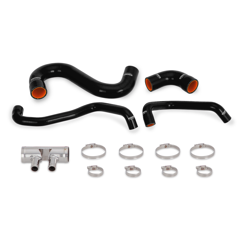 Mishimoto 2015+ Ford Mustang GT Silicone Lower Radiator Hose - Black MMHOSE-MUS8-15LBK