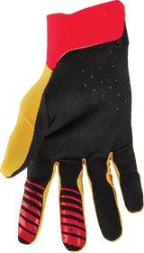 THOR Agile Gloves - Analog - Lemon/Red - Small 3330-7652