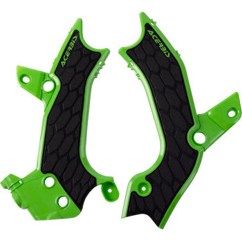 ACERBIS X-Grip Frame Guards - Green/Black - KX 450 2024 2983671089