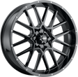 ITP Wheel - Hurricane - Front/Rear - Black - 20x6.5 - 4/156 - 4+2.5 (+10 mm) 2022518705B