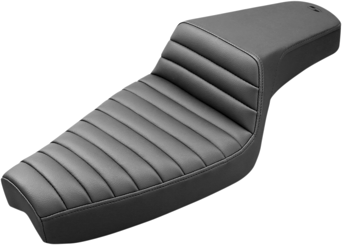 SADDLEMEN Step-Up Seat - Front Tuck-n-Roll - Black - XL 807-03-171