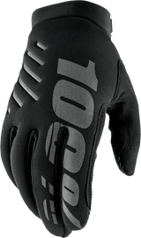 100% Brisker Gloves - Black/Gray - Small 10003-00000