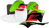 POLISPORT Body Kit - Complete - OEM Green/White/Black - KX 450F 90466