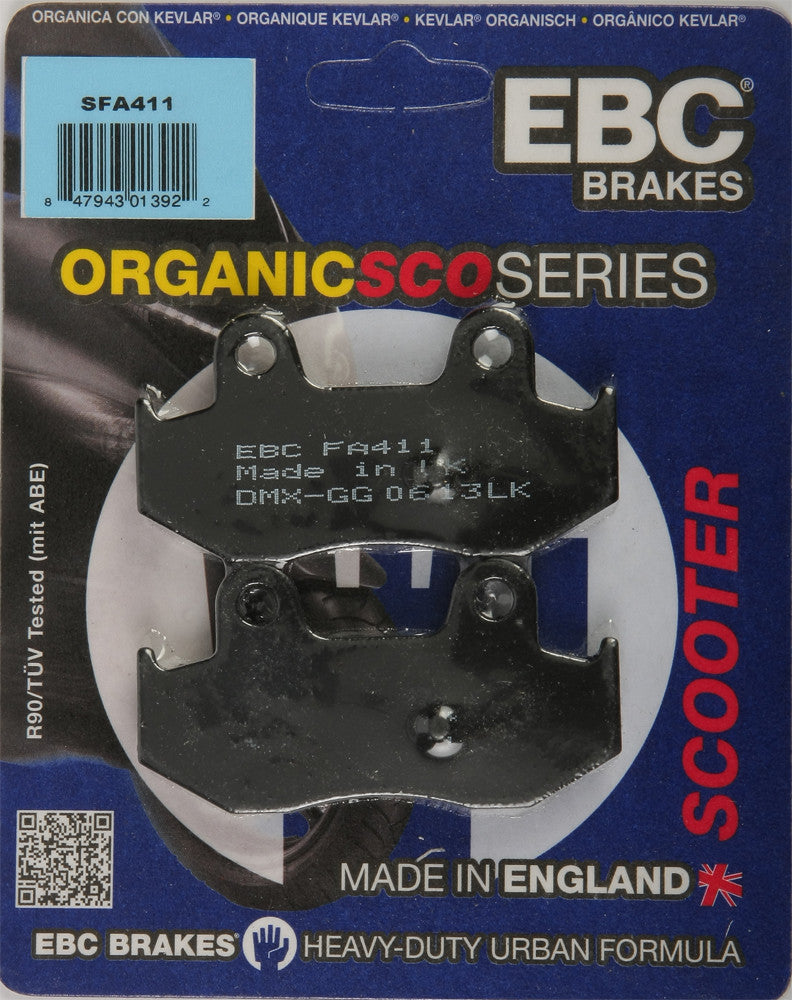 EBC Brake Pads Sfa411 Organic SFA411